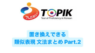 TOPIK対策