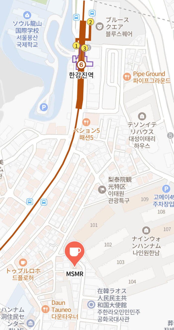 韓国 靴下 MSMR 店舗